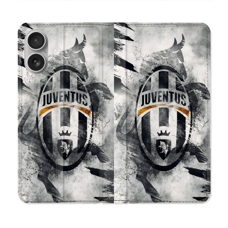 Housse Cuir Portefeuille Pour Samsung Galaxy A06 Foot Juventus Turin
