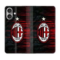 Housse Cuir Portefeuille Pour Samsung Galaxy A06 Foot Milan AC