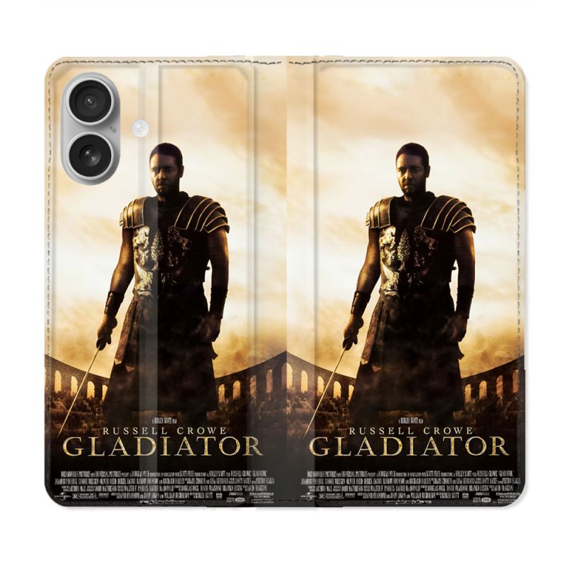 Housse Cuir Portefeuille Pour Samsung Galaxy A06 Gladiator Affiche
