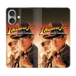 Housse Cuir Portefeuille Pour Samsung Galaxy A06 Indiana Jones Affiche