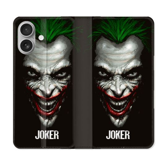 Housse Cuir Portefeuille Pour Samsung Galaxy A06 Joker Noir