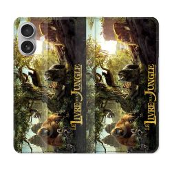 Housse Cuir Portefeuille Pour Samsung Galaxy A06 Le Livre De La Jungle Affiche
