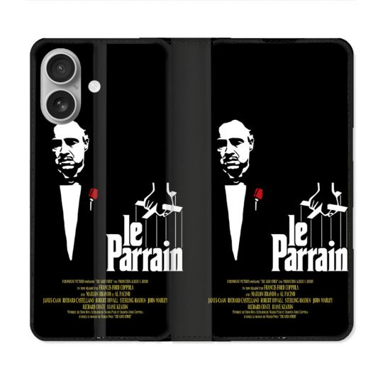 Housse Cuir Portefeuille Pour Samsung Galaxy A06 Le Parrain Affiche
