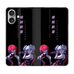 Housse Cuir Portefeuille Pour Samsung Galaxy A06 Manga Assassination Classroom Duo