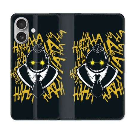 Housse Cuir Portefeuille Pour Samsung Galaxy A06 Manga Assassination Classroom Kuro Noir