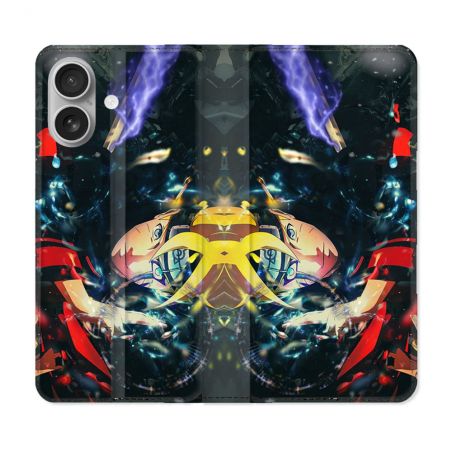 Housse Cuir Portefeuille Pour Samsung Galaxy A06 Manga Boruto Eclair