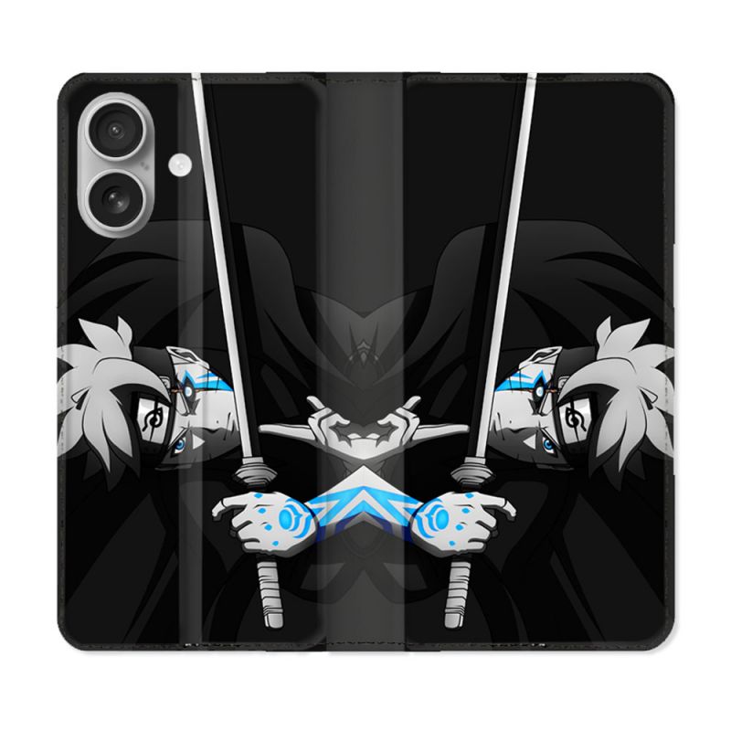 Housse Cuir Portefeuille Pour Samsung Galaxy A06 Manga Boruto Epée