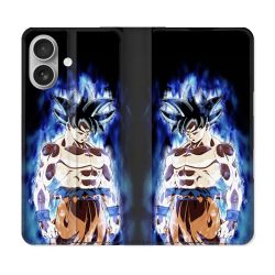 Housse Cuir Portefeuille Pour Samsung Galaxy A06 Manga Dragon Ball Sangoku Noir