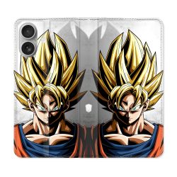 Housse Cuir Portefeuille Pour Samsung Galaxy A06 Manga Dragon Ball Sangoku Portrait