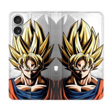 Housse Cuir Portefeuille Pour Samsung Galaxy A06 Manga Dragon Ball Sangoku Portrait