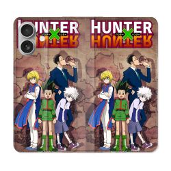 Housse Cuir Portefeuille Pour Samsung Galaxy A06 Manga Hunter X Hunter Vintage