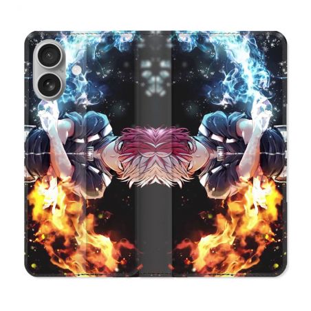 Housse Cuir Portefeuille Pour Samsung Galaxy A06 Manga My Hero Academia Shoto