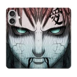 Housse Cuir Portefeuille Pour Samsung Galaxy A06 Manga Naruto Gaara