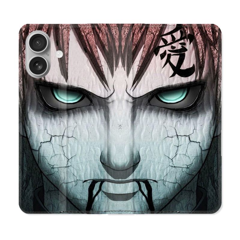 Housse Cuir Portefeuille Pour Samsung Galaxy A06 Manga Naruto Gaara