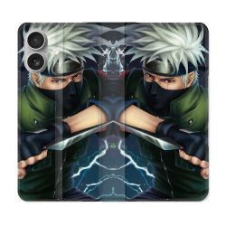 Housse Cuir Portefeuille Pour Samsung Galaxy A06 Manga Naruto Kakashi