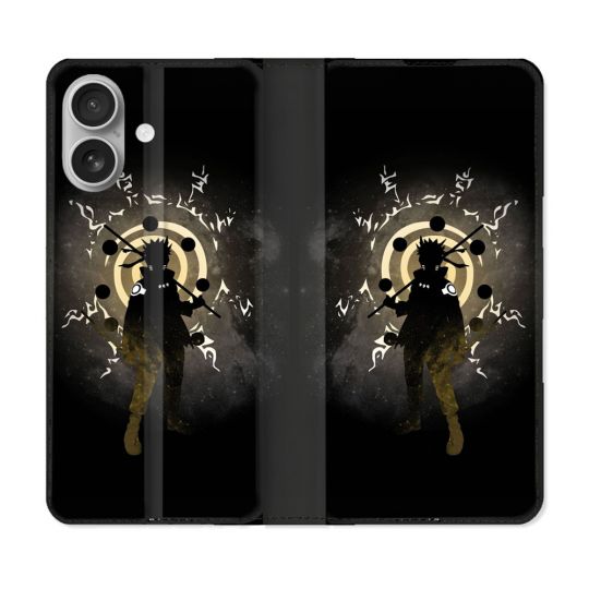 Housse Cuir Portefeuille Pour Samsung Galaxy A06 Manga Naruto Sage