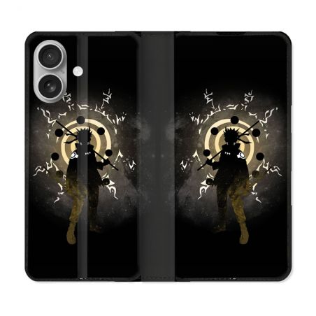 Housse Cuir Portefeuille Pour Samsung Galaxy A06 Manga Naruto Sage