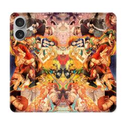 Housse Cuir Portefeuille Pour Samsung Galaxy A06 Manga One Piece Nakama