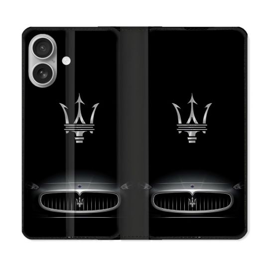 Housse Cuir Portefeuille Pour Samsung Galaxy A06 Maserati