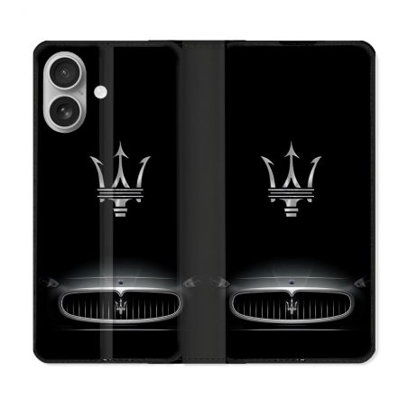 Housse Cuir Portefeuille Pour Samsung Galaxy A06 Maserati