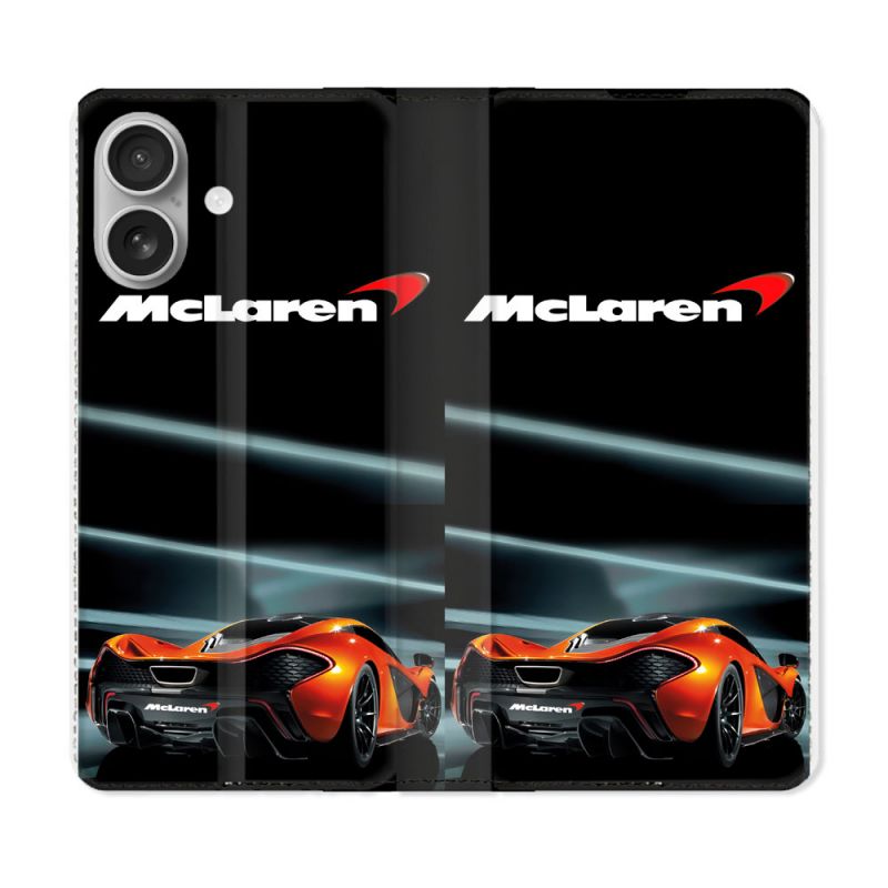 Housse Cuir Portefeuille Pour Samsung Galaxy A06 Mc Laren