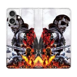 Housse Cuir Portefeuille Pour Samsung Galaxy A06 Metal Gear Solid