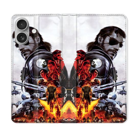 Housse Cuir Portefeuille Pour Samsung Galaxy A06 Metal Gear Solid