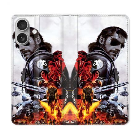 Housse Cuir Portefeuille Pour Samsung Galaxy A06 Metal Gear Solid
