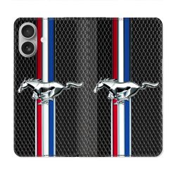 Housse Cuir Portefeuille Pour Samsung Galaxy A06 Mustang