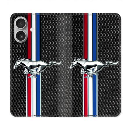 Housse Cuir Portefeuille Pour Samsung Galaxy A06 Mustang