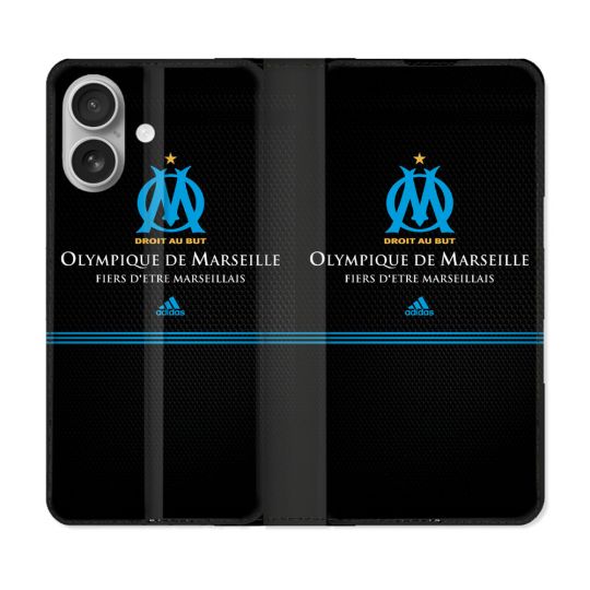 Housse Cuir Portefeuille Pour Samsung Galaxy A06 Olympique Marseille OM Fier etre Marseillais