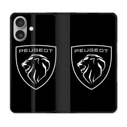 Housse Cuir Portefeuille Pour Samsung Galaxy A06 Peugeot