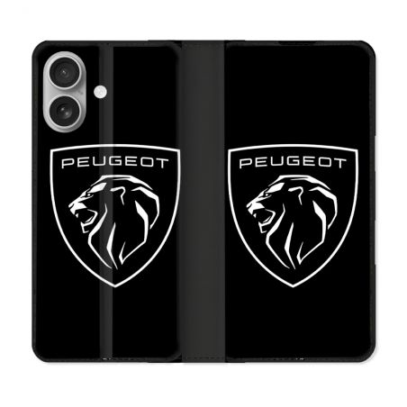 Housse Cuir Portefeuille Pour Samsung Galaxy A06 Peugeot