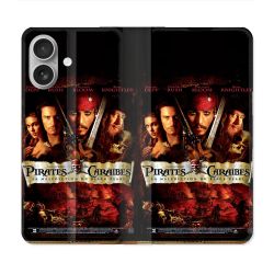 Housse Cuir Portefeuille Pour Samsung Galaxy A06 Pirate Des Caraibes