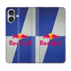 Housse Cuir Portefeuille Pour Samsung Galaxy A06 Red Bull Classique