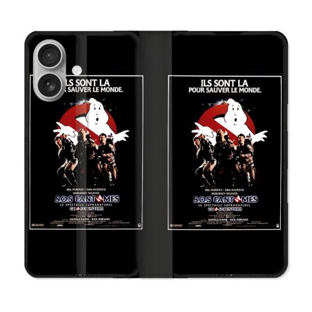 Housse Cuir Portefeuille Pour Samsung Galaxy A06 SOS Fantome Affiche