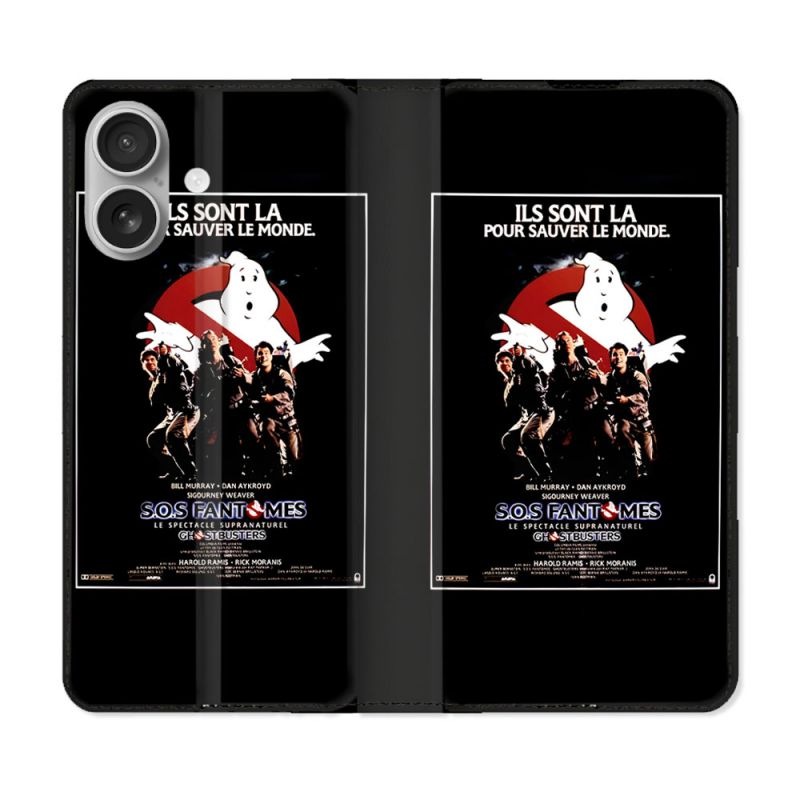 Housse Cuir Portefeuille Pour Samsung Galaxy A06 SOS Fantome Affiche