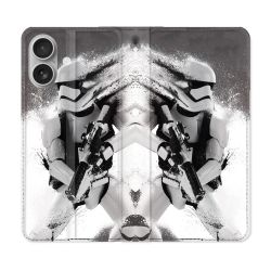 Housse Cuir Portefeuille Pour Samsung Galaxy A06 Star Wars - Trooper