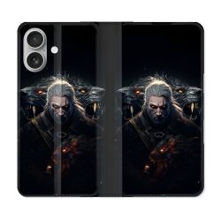 Housse Cuir Portefeuille Pour Samsung Galaxy A06 The Witcher