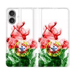 Housse Cuir Portefeuille Pour Samsung Galaxy A06 Voyage Portugal Flamme