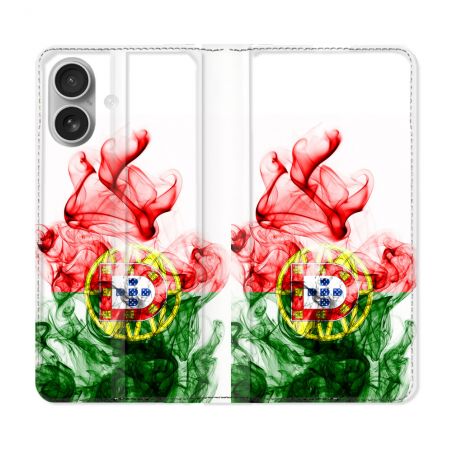 Housse Cuir Portefeuille Pour Samsung Galaxy A06 Voyage Portugal Flamme