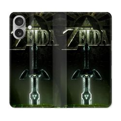 Housse Cuir Portefeuille Pour Samsung Galaxy A06 Zelda