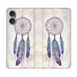 Housse Cuir Portefeuille Pour Samsung Galaxy A06 Zen Attrape Reve Blanc