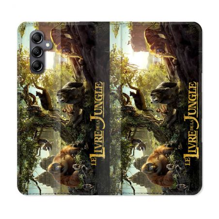 Housse Cuir Portefeuille Pour Samsung Galaxy A16 5G Le Livre De La Jungle Affiche