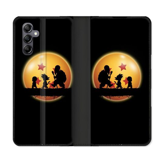 Housse Cuir Portefeuille Pour Samsung Galaxy A16 5G Manga Dragon Ball Vintage