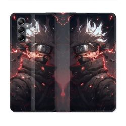 Housse Cuir Portefeuille Pour Samsung Galaxy A16 5G Manga Naruto Kakashi Dark