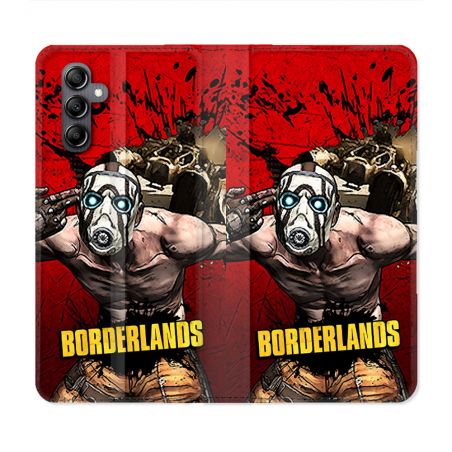 Housse Cuir Portefeuille Pour Samsung Galaxy S24 FE Borderland