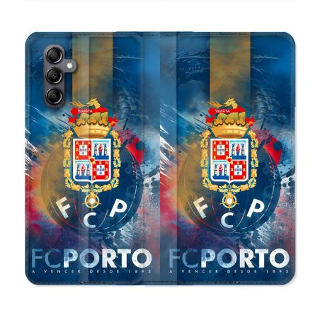 Housse Cuir Portefeuille Pour Samsung Galaxy S24 FE Foot FC Porto