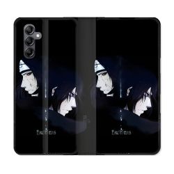 Housse Cuir Portefeuille Pour Samsung Galaxy S24 FE Manga Naruto Sasuke Itachi