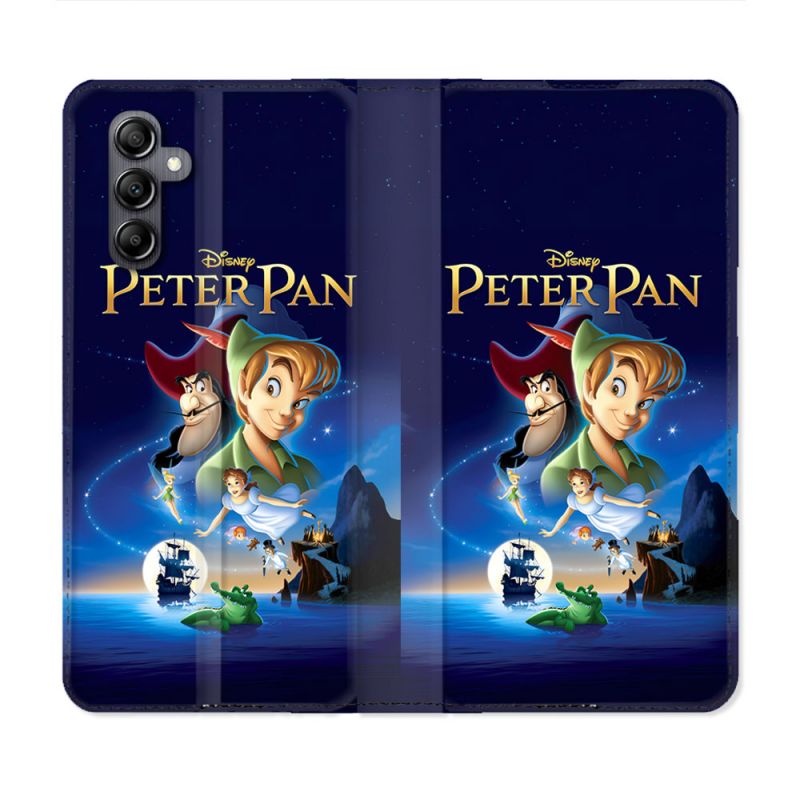 Housse Cuir Portefeuille Pour Samsung Galaxy S24 FE Peter Pan Affiche